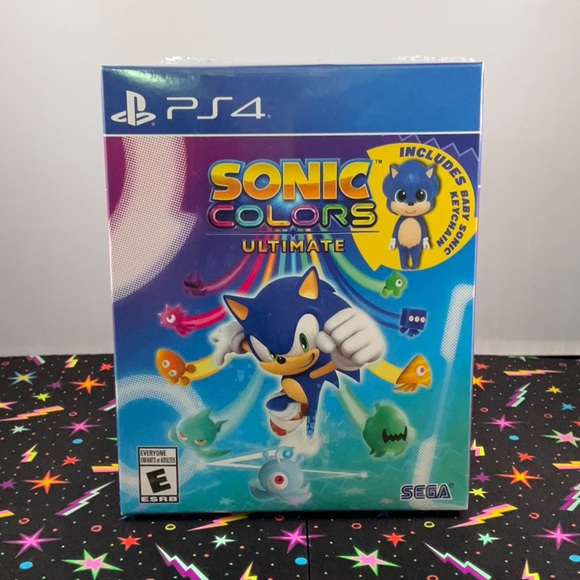 Brand new sealed Sonic Colors Ultimate PS4 video game with keychain - Picture 1 of 9